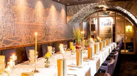 An event in the Vaulted Cellar