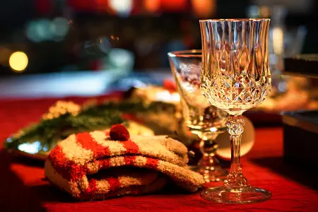 Ein Weihnachtstisch - Pauschalangebot Weihnachten in Würzburg